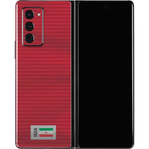 Iran Soccer Flag Galaxy Z Fold2 5G Skin